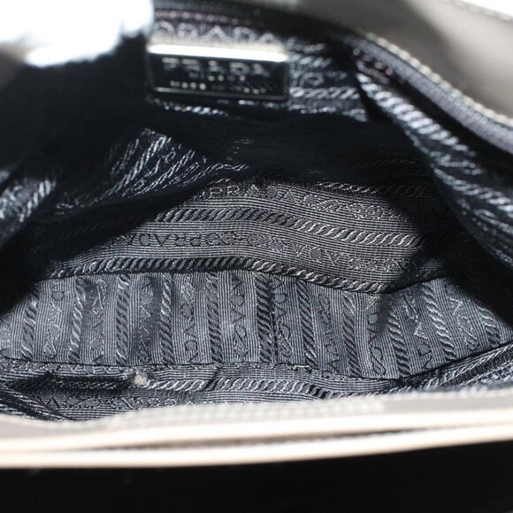 PRADA Shoulder Bag Nylon Khaki Auth cl771 - Picture 10 of 16